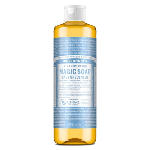 Dr. Bronner's Organic Pure-Castile Liquid Soap Hemp Baby Unscented
