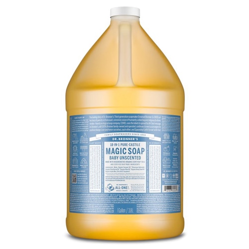 Dr. Bronner's Organic Pure-Castile Liquid Soap Hemp Baby Unscented