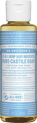 Dr. Bronner's Pure Castile Liquid Soap Baby Mild Unscented
