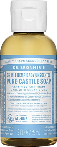 Dr. Bronner's Pure Castile Liquid Soap Baby Mild Unscented