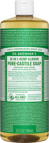 Dr. Bronner's Pure Castile Liquid Soap Hemp Almond