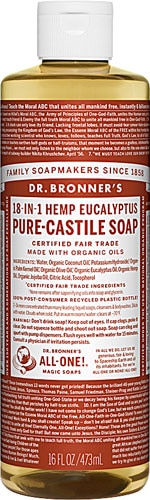 Dr. Bronner's Pure Castile Liquid Soap Hemp Eucalyptus