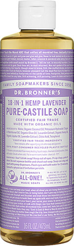 Dr Bronner's Castile Soap Bar * Wild As The Wind Essential Oils