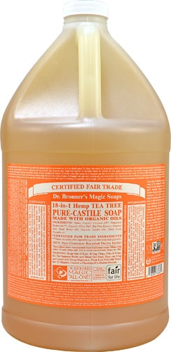 Dr. Bronner's Pure Castile Liquid Soap Hemp Tea Tree -- 1 Gallon