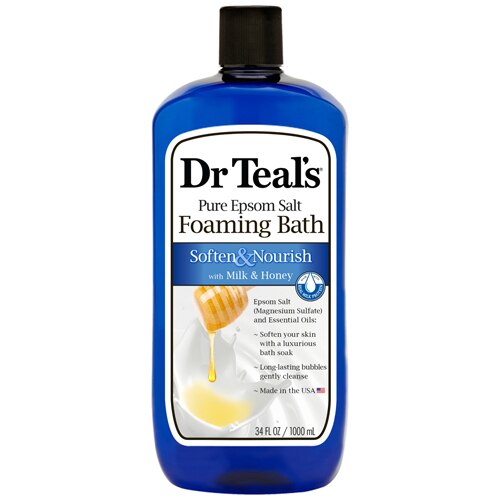 Dr. Teal's Foaming Bath Soften & Nourish -- 34 fl oz
