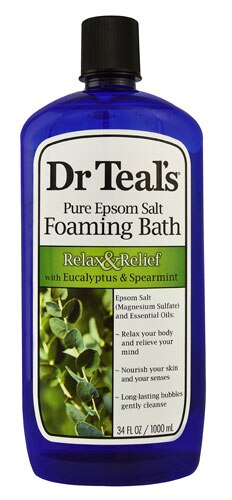 Dr. Teal's Foaming Bath with Pure Epsom Salt Eucalyptus & Spearmint