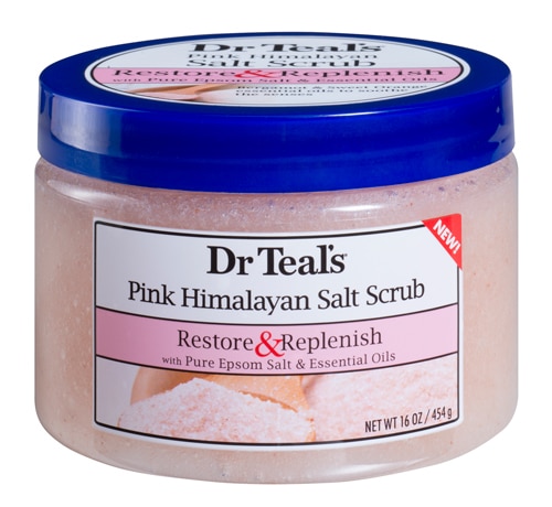 Dr. Teal's Pink Himalayan Sea Salt Scrub -- 16 oz