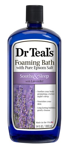 Dr. Teal's Pure Epsom Salt Foaming Bath Lavender -- 34 fl oz