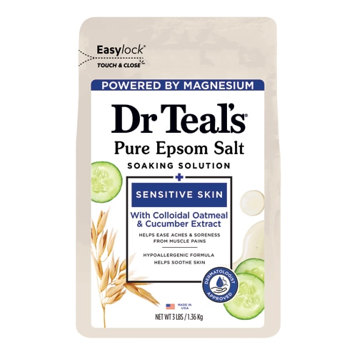 Dr Teal's Pure Epsom Salt Soaking Solution - Sensitive Skin