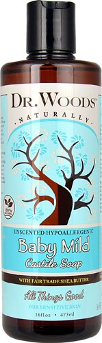 Dr. Woods Naturally Castile Soap Baby Mild Unscented