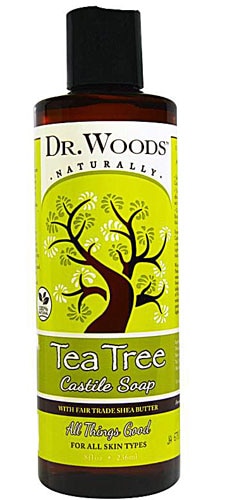 Dr. Woods Naturally Castile Soap with Fair Trade Shea Butter Tea Tree