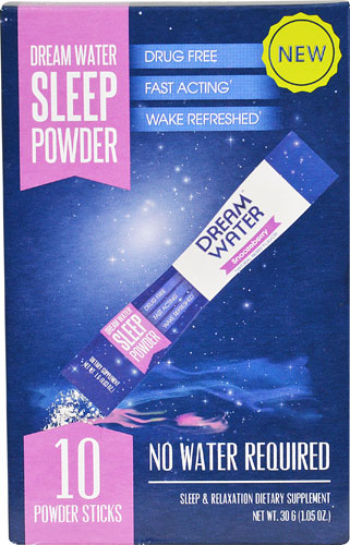 Dream Water Sleep Powder Snoozeberry -- 10 Powder Sticks