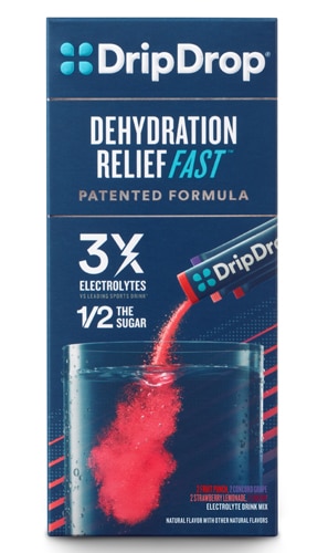 DripDrop Variety Pack Cherry-Fruit Punch-Grape-Strawberry Lemonade