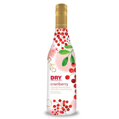 Dry Sparkling Beverage Cranberry -- 25.4 fl oz