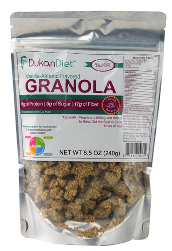 Dukan Diet Granola Vanilla Almond -- 8.5 oz