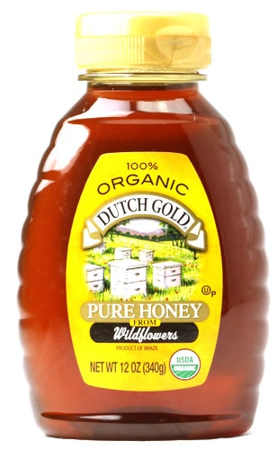 Dutch Gold 100% Organic Pure Honey from Wildflowers -- 12 fl oz