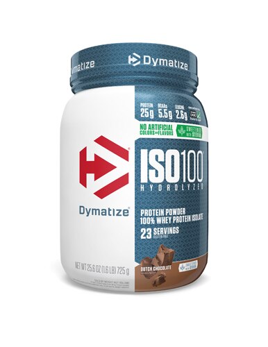 Dymatize ISO100® Hydrolyzed 100% Whey Protein Isolate Natural Chocolate -- 1.6 lbs