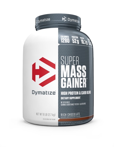 Dymatize Super Mass Gainer Rich Chocolate -- 6 lbs