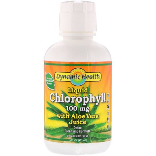 Dynamic Health Liquid Chlorophyll with Aloe Vera Juice Spearmint