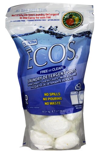 ECOS Laundry Detergent Pods Free and Clear