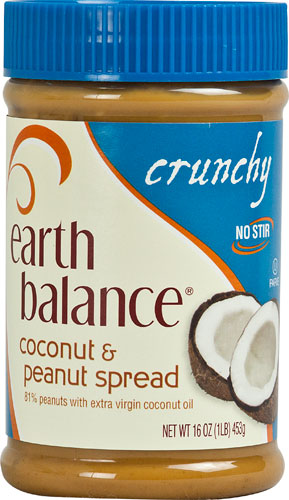 Earth Balance Coconut and Peanut Spread Crunchy Gluten Free -- 16 oz