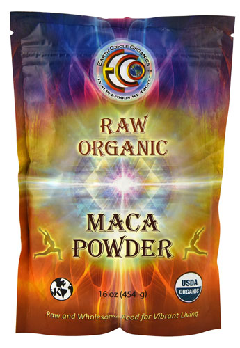 Earth Circle Organics Raw Organic Maca Powder -- 16 oz