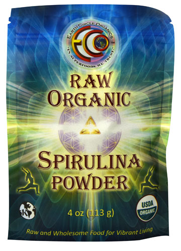 Earth Circle Organics Spirulina Powder -- 4 oz