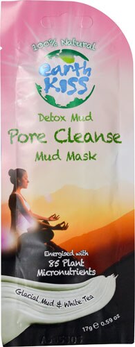 Earth Kiss Detox Mud Pore Cleanse Mud Mask -- 0.59 oz