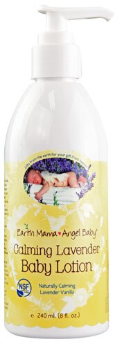 Earth Mama Angel Baby Calming Lavender Baby Lotion Lavender Vanilla -- 8 fl oz