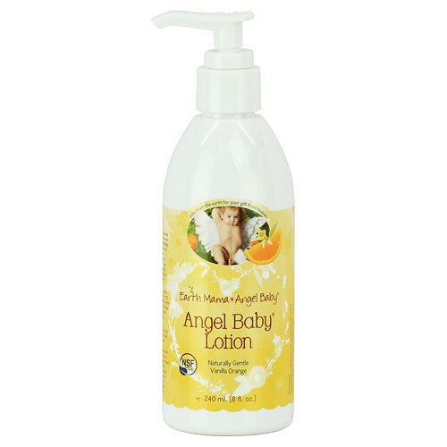 Earth Mama Angel Baby Lotion Vanilla Orange -- 8 fl oz