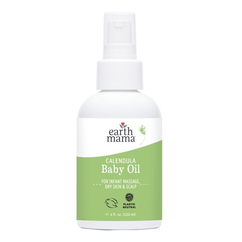 Earth Mama Calendula Baby Oil -- 4 fl oz