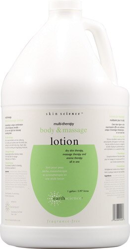 Earth Science Multi Therapy Body Massage Lotion Fragrance Free -- 1 Gallon