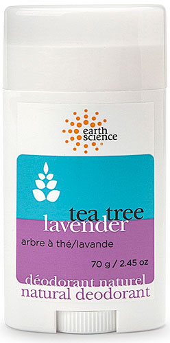 Earth Science Natural Tea Tree Deodorant Lavender -- 2.5 oz
