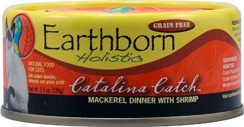Earthborn Holistic Natural Canned Food For Cats Grain Free Catalina Catch -- 5.5 oz