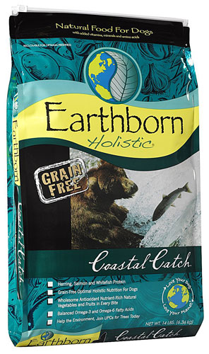 Earthborn Holistic Natural Dry Dog Food Grain Free Coastal Catch -- 14 lbs