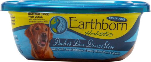 Earthborn Holistic Natural Moist Food For Dogs Grain Free Duke's Din-Din Stew -- 9 oz