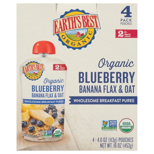 Earth's best store banana blueberry