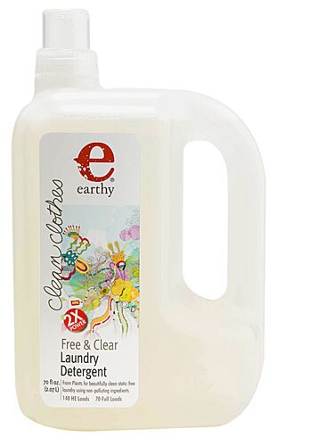 Earthy Clean Clothes Laundry Detergent Free &amp; Clear -- 70 fl oz