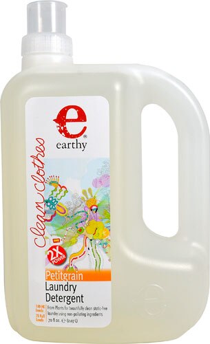 Earthy Clean Clothes Laundry Detergent Petitgrain -- 70 fl oz