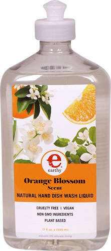 Earthy Hand Dish Wash Liquid Orange Blossom -- 17 fl oz