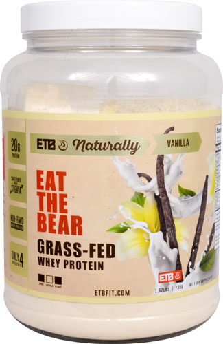 Eat The Bear Naturally Whey Protein Vanilla -- 1.52 lbs