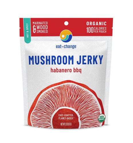 Eat the Change Organic Mushroom Jerky Habanero BBQ