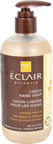 Eclair Naturals Liquid Hand Soap Shea Butter &amp; Oatmeal -- 12 fl oz
