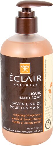Eclair Naturals Liquid Hand Soap Vanilla &amp; Sweet Orange -- 12 fl oz