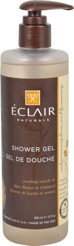 Eclair Naturals Shower Gel Shea Butter &amp; Oatmeal -- 12 fl oz