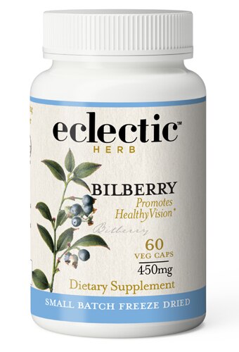 Eclectic Institute Raw Bilberry -- 400 mg - 60 VegCaps