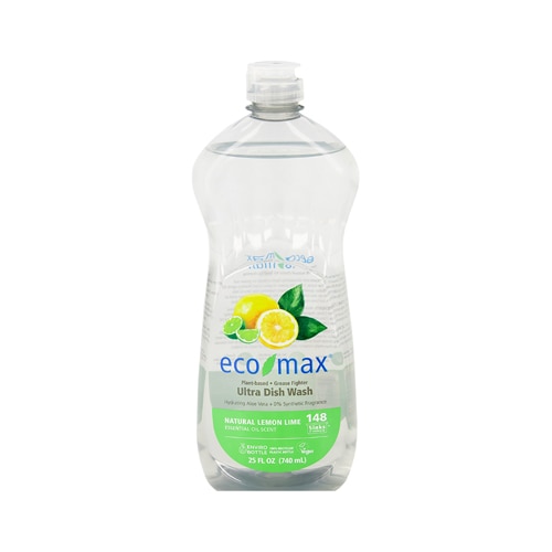 Eco-Max Ultra Dish Wash Liquid Natural Lemon Lime