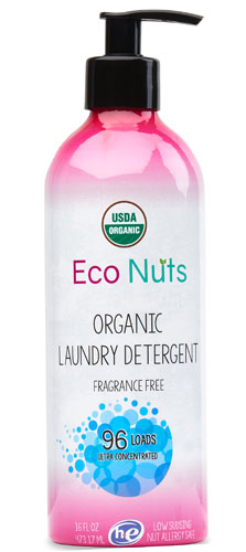 Eco Nuts Organic Liquid Laundry Detergent Fragrance Free -- 16 fl oz