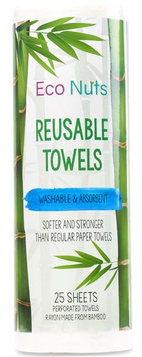 Eco Nuts Reusable Towels On A Roll -- 1 Roll
