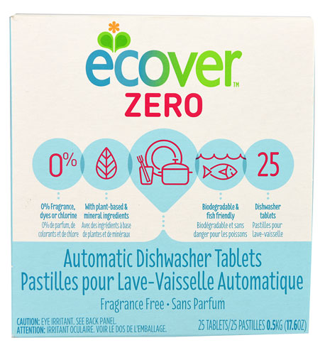 Ecover Zero Automatic Dishwashing Tablets -- 25 Tablets